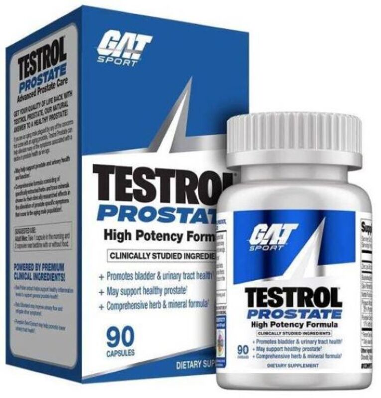 Gat Sport Testrol Prostate High Potency Formula - Clinically Studied Ingredients - 90 Capsules